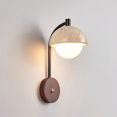 Ormaren Travertine Wall Light