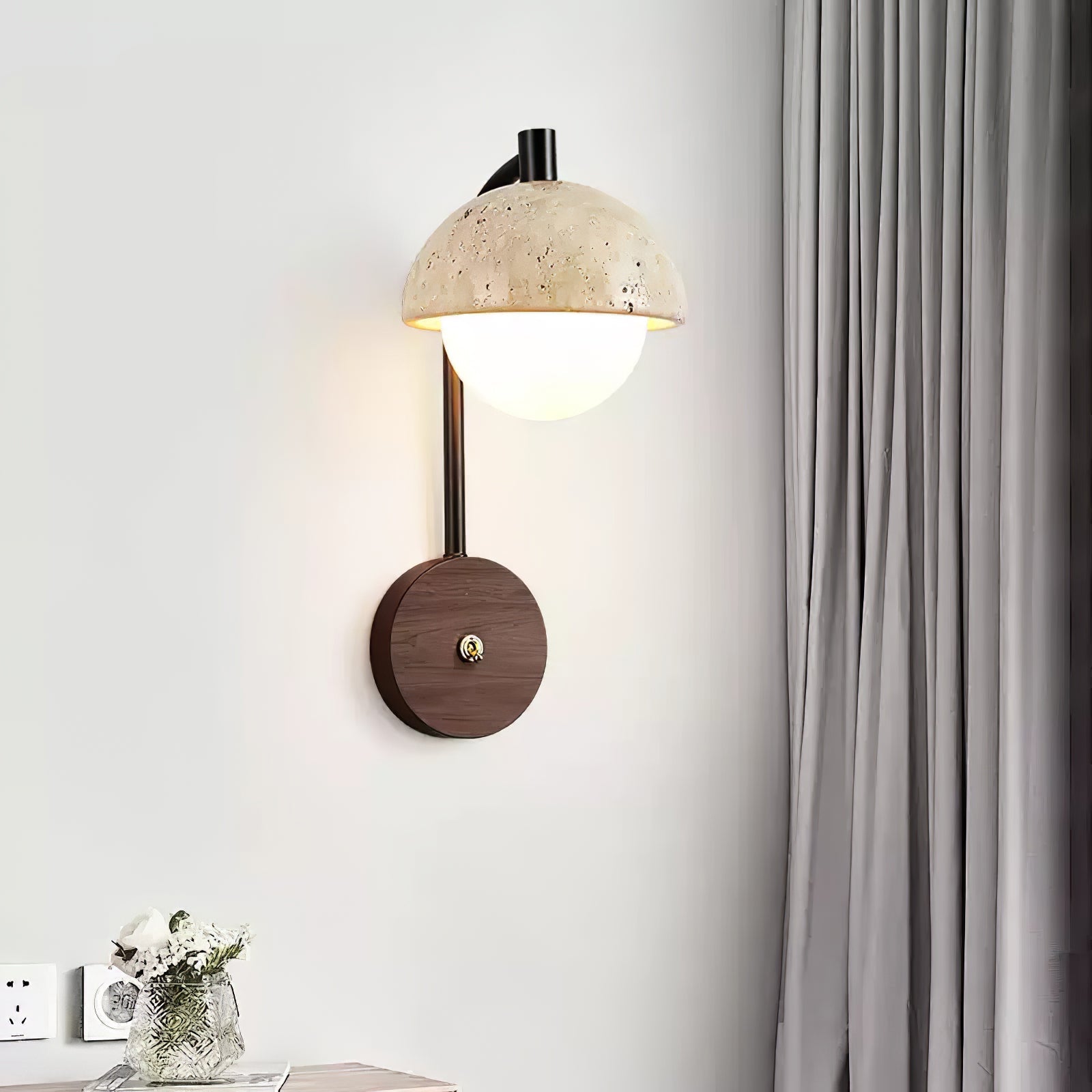 Ormaren Travertine Wall Light