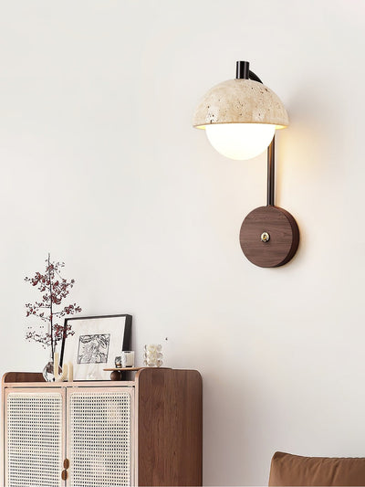 Ormaren Travertine Wall Light