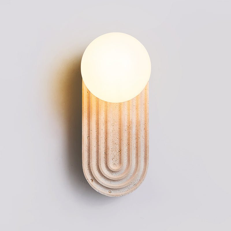 Fuleno Travertine Wall Light