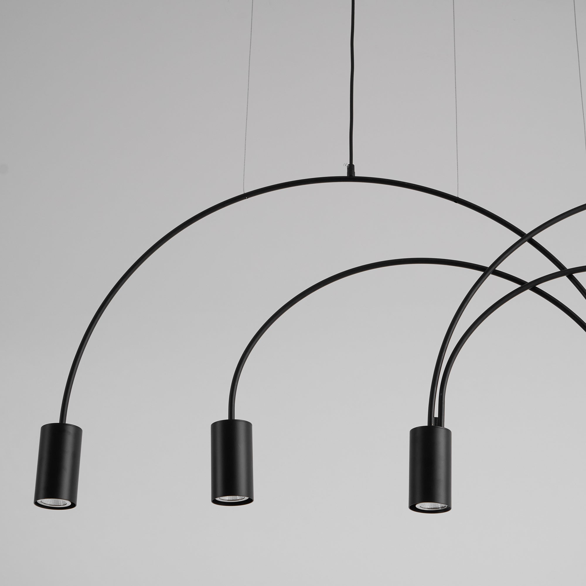 Noriel Pendant Lamp Overlapping Cylinder Minimalist Dining Room