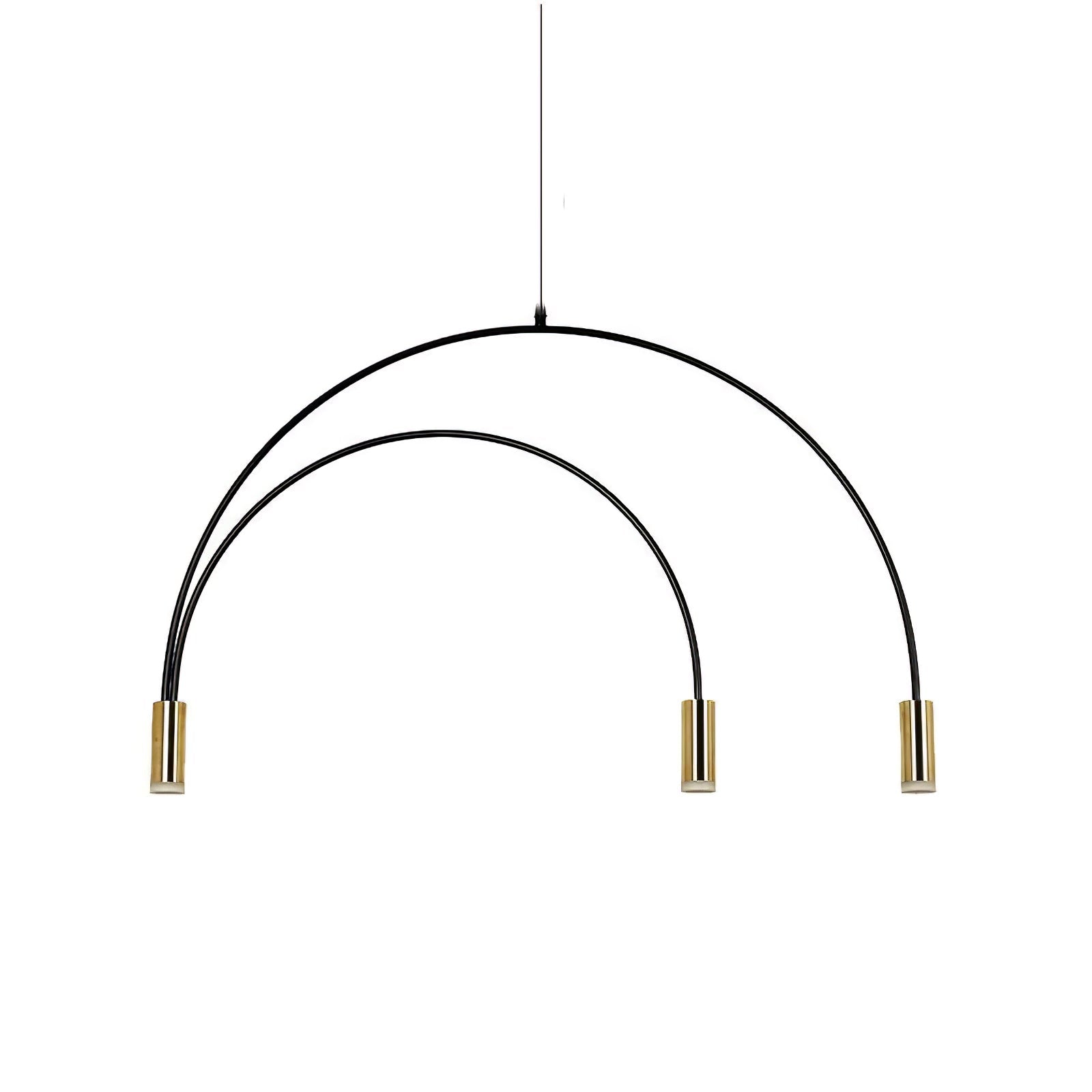 Noriel Pendant Lamp Overlapping Cylinder Minimalist Dining Room