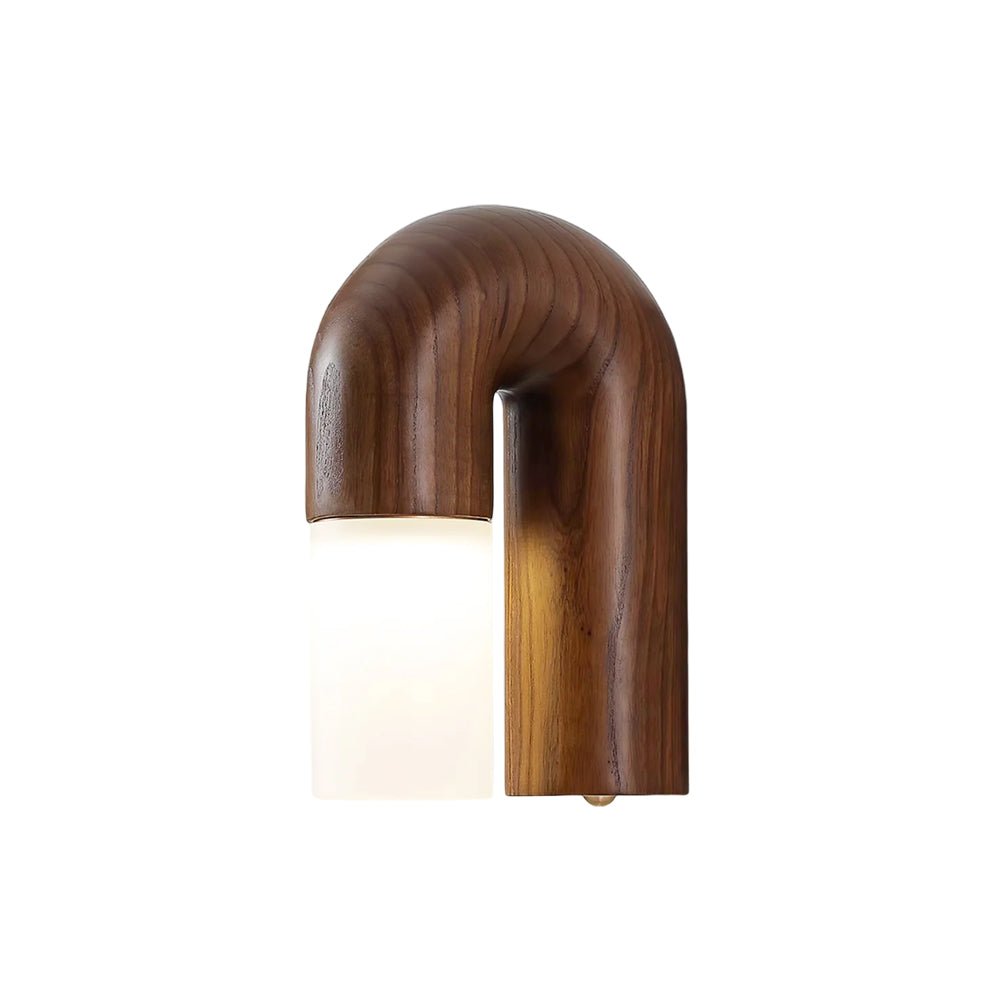 King Modern Minimalist Wood Wall Lamp