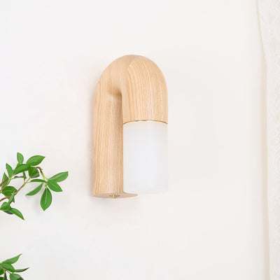King Modern Minimalist Wood Wall Lamp