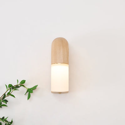 King Modern Minimalist Wood Wall Lamp