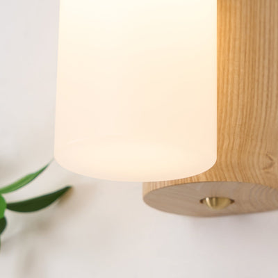 King Modern Minimalist Wood Wall Lamp