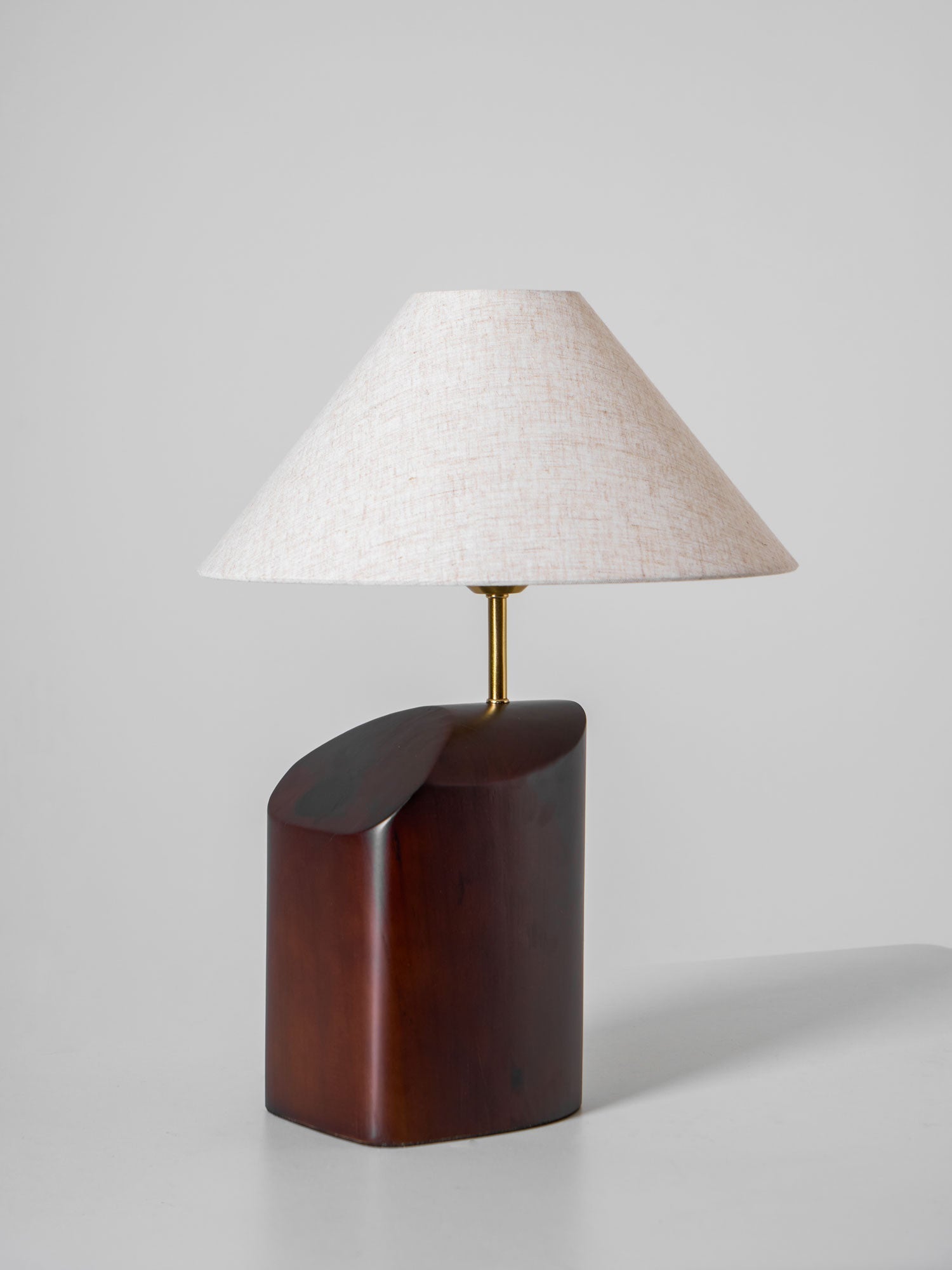 Halene Wood Fabric Table Lamp