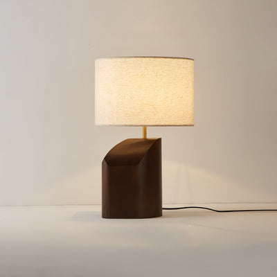 Halene Wood Fabric Table Lamp