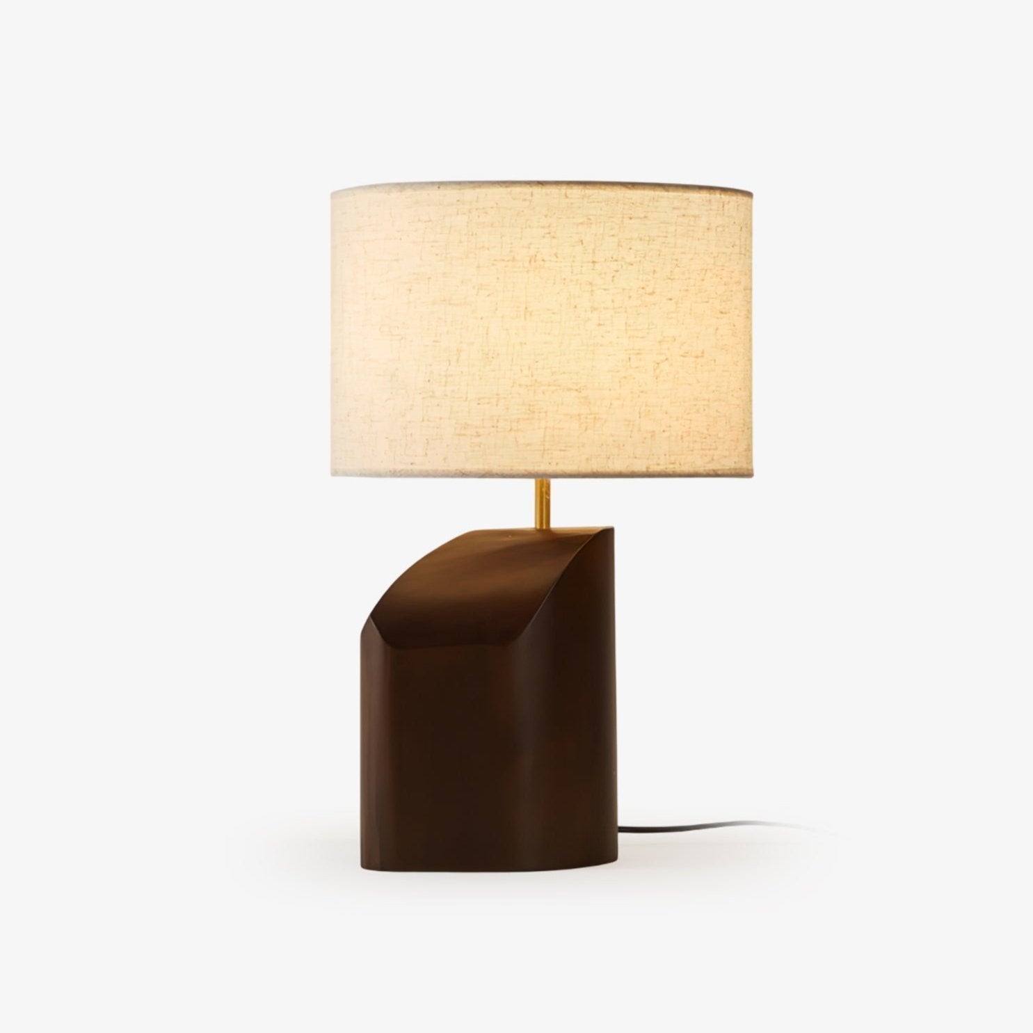 Halene Wood Fabric Table Lamp