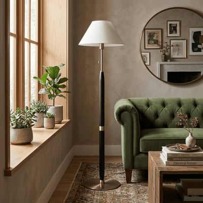 Rinanelle Wood Floor Lamp
