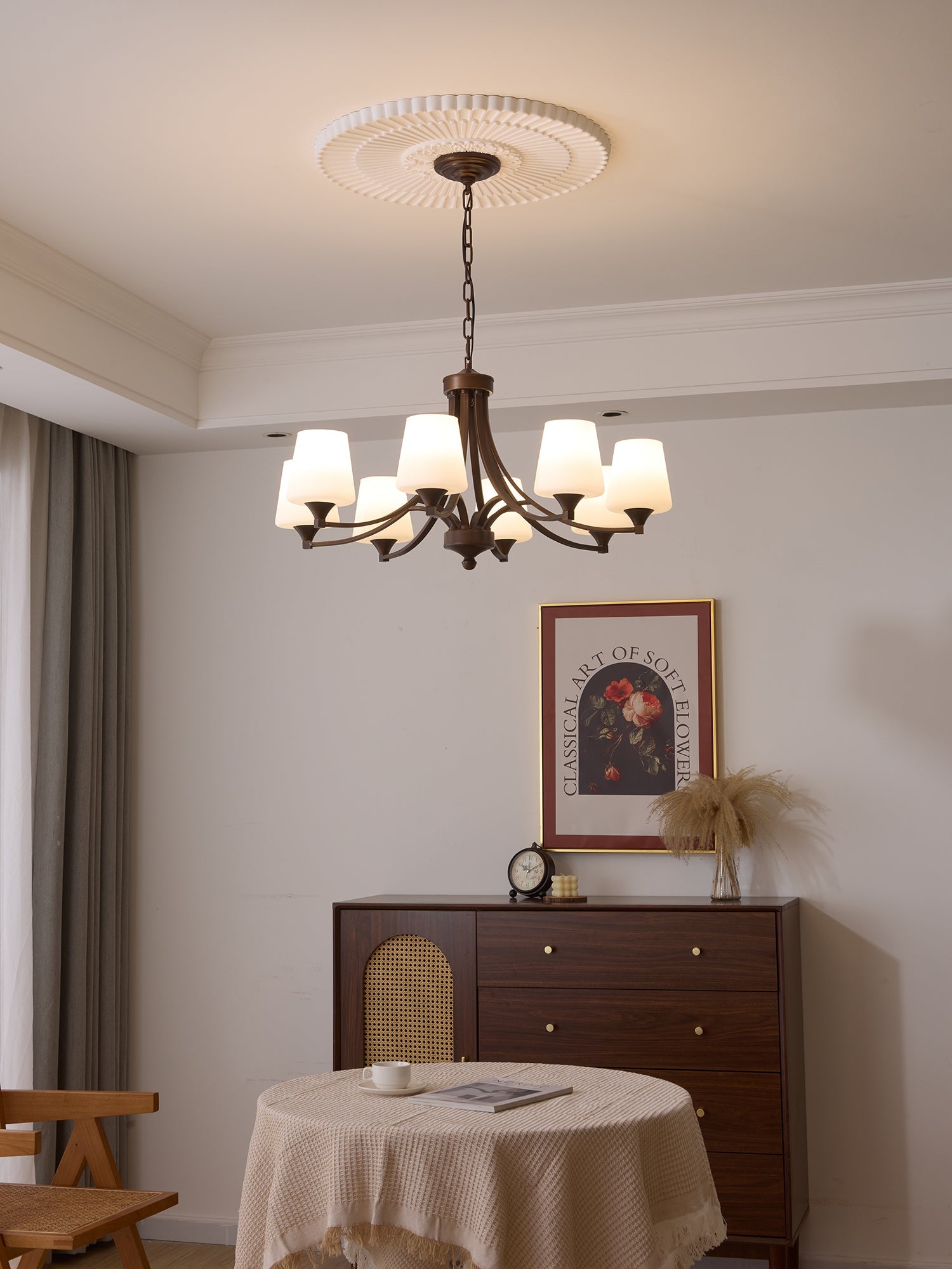 Ardena Elegance Vintage Classic Glass Chandelier