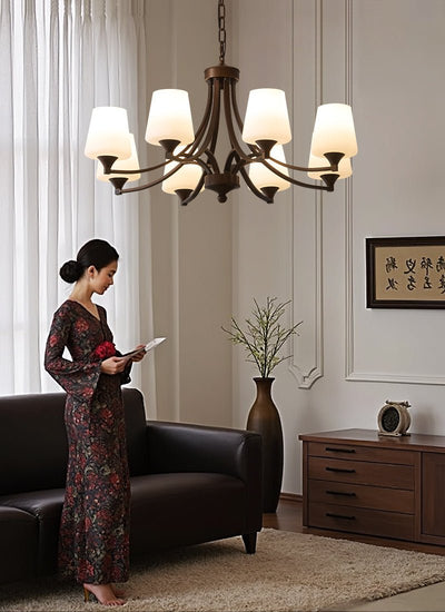Ardena Elegance Vintage Classic Glass Chandelier