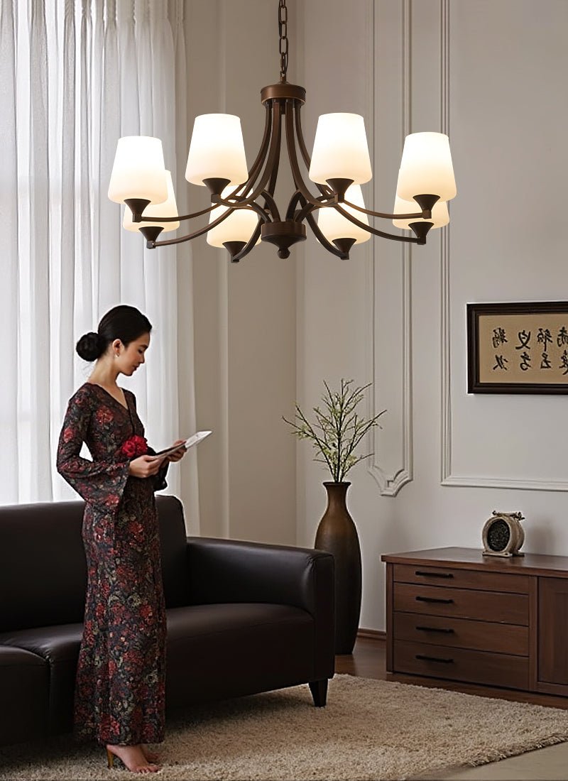 Ardena Elegance Vintage Classic Glass Chandelier