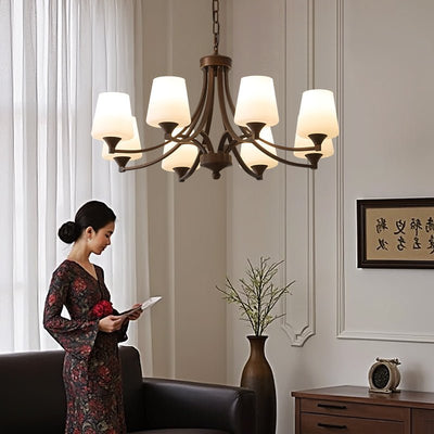 Ardena Elegance Vintage Classic Glass Chandelier