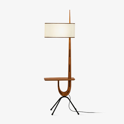 Vemara Mid Century Wood Floor Lamp