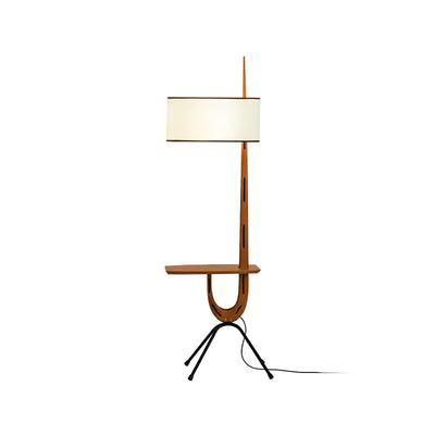 Vemara Mid Century Wood Floor Lamp