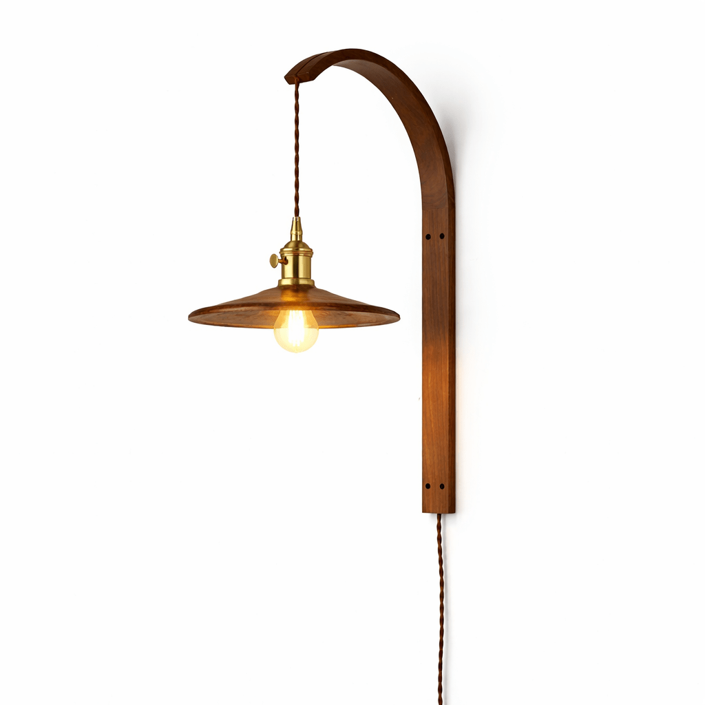 Arvyn Ardent Wood Wall Lamp