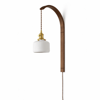 Arvyn Ardent Wood Wall Lamp