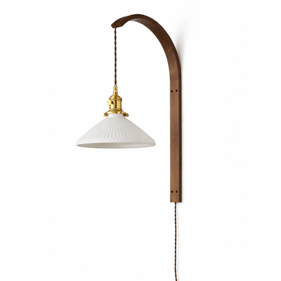 Arvyn Ardent Wood Wall Lamp