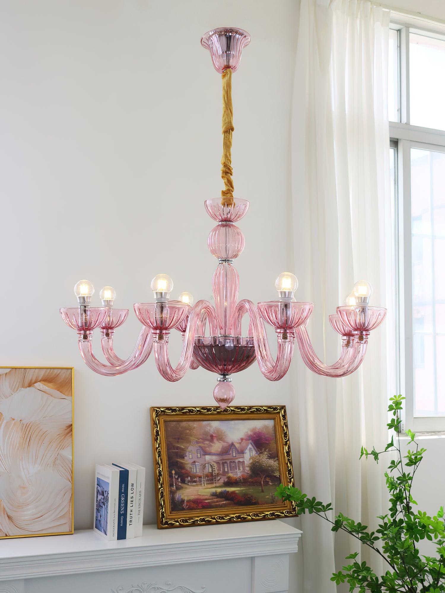 Lioraniel Chandelier Murano Glass Elegant Handcrafted