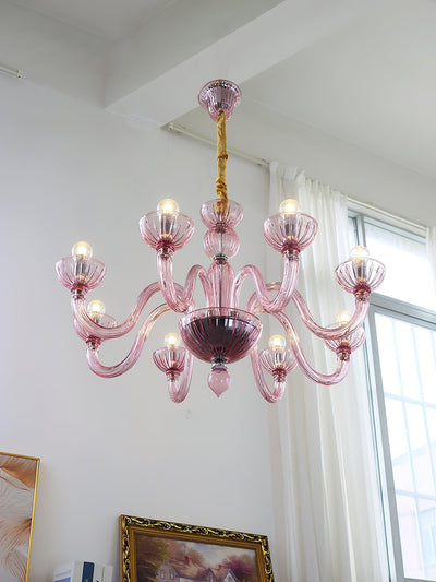Lioraniel Chandelier Murano Glass Elegant Handcrafted