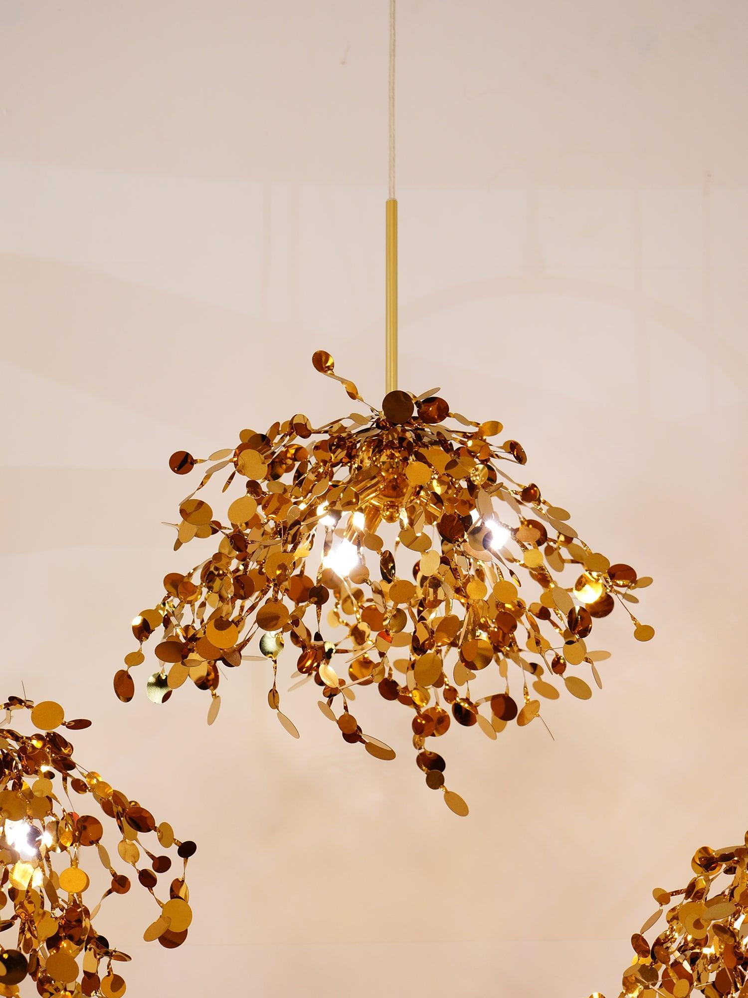 Noruielle Pendant Lamp Metallic Disc Cloud