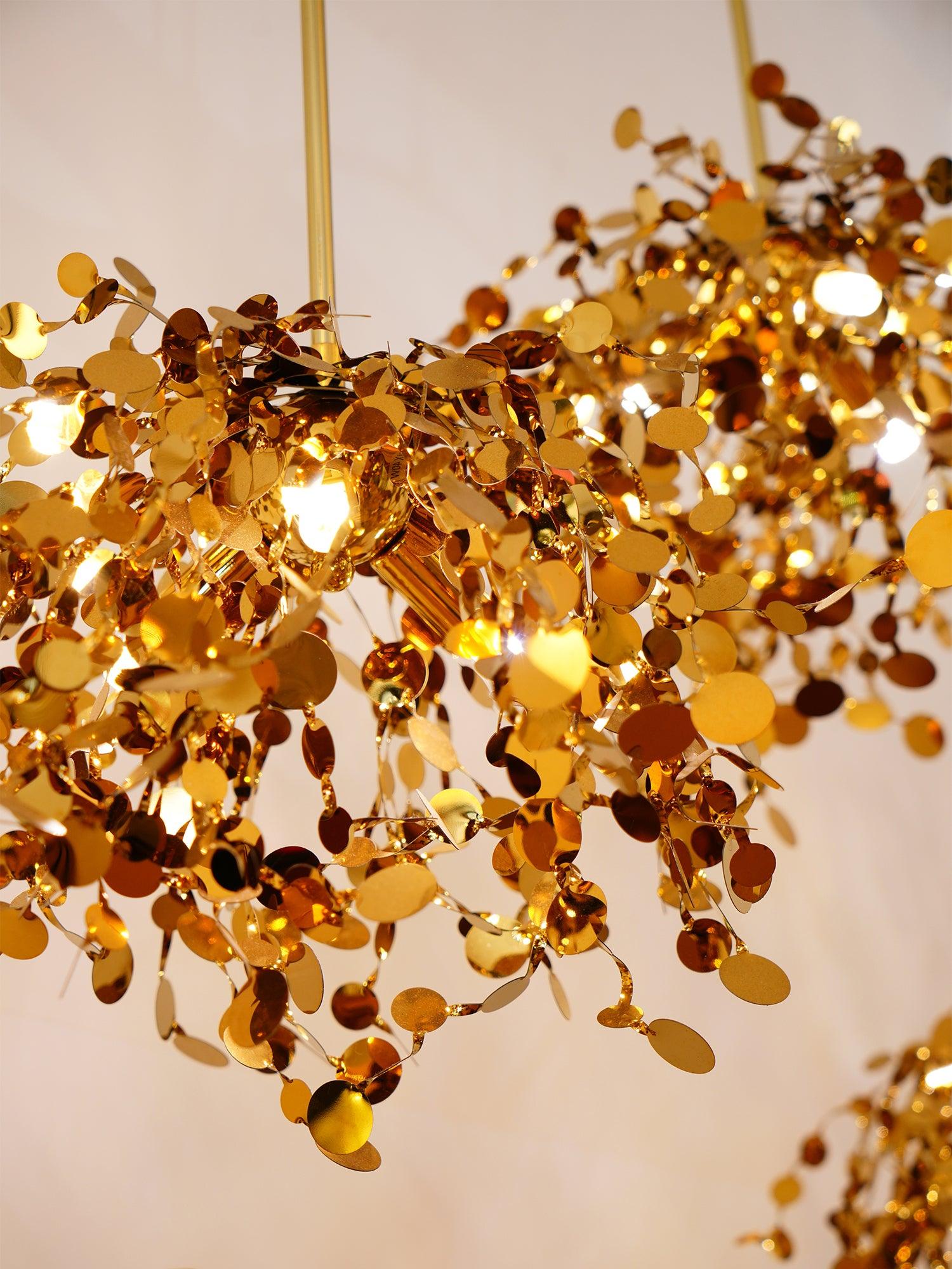 Noruielle Pendant Lamp Metallic Disc Cloud
