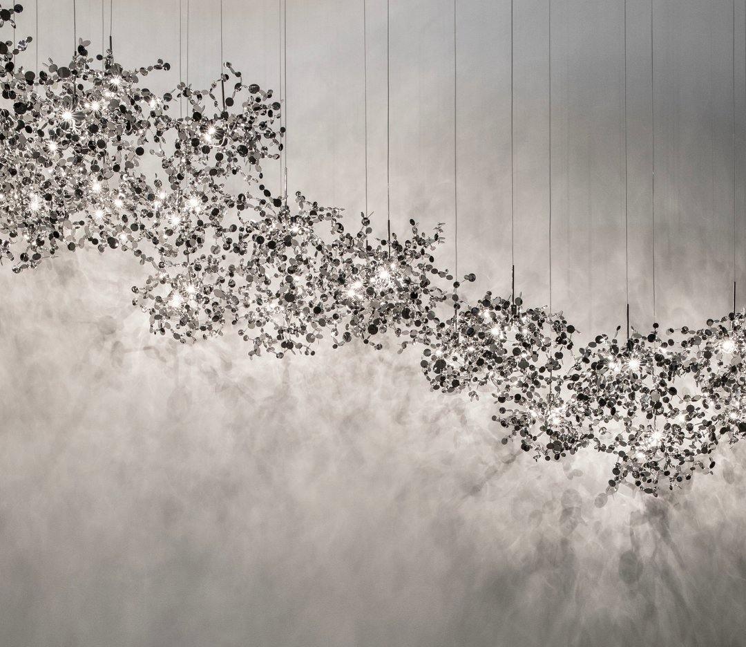 Noruielle Pendant Lamp Metallic Disc Cloud