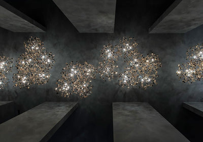 Noruielle Pendant Lamp Metallic Disc Cloud
