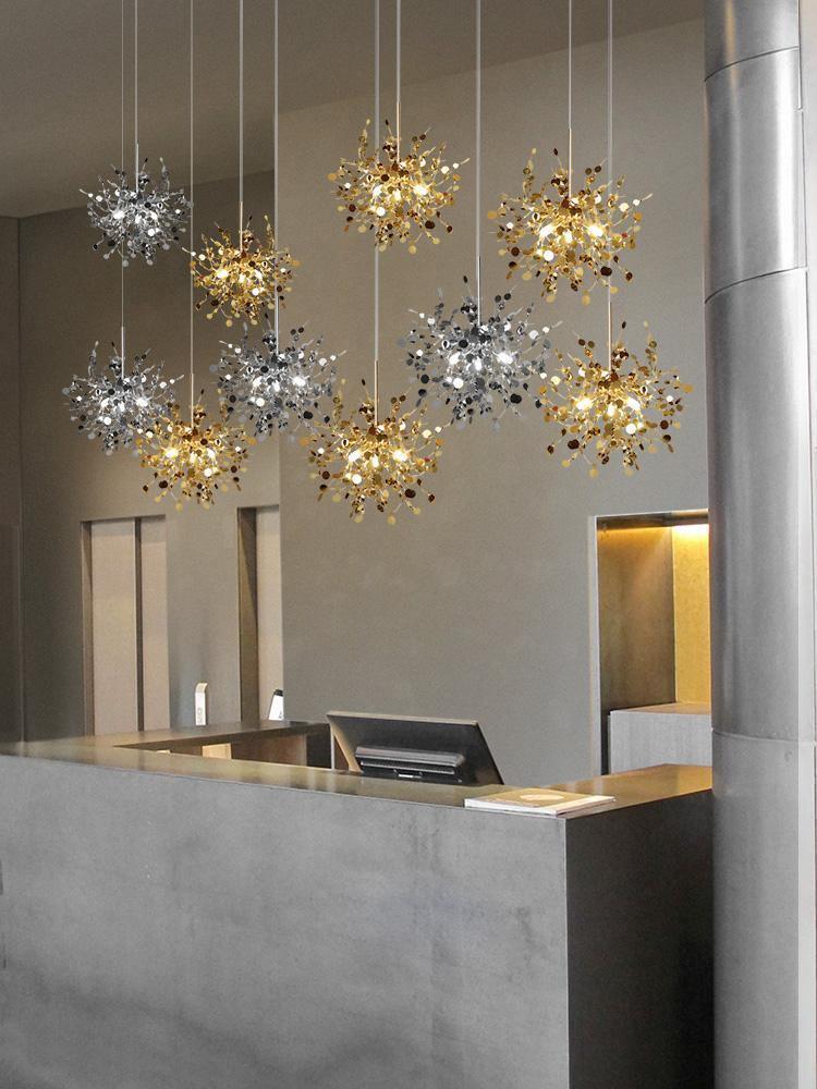 Noruielle Pendant Lamp Metallic Disc Cloud