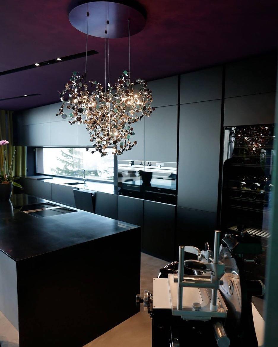 Noruielle Pendant Lamp Metallic Disc Cloud