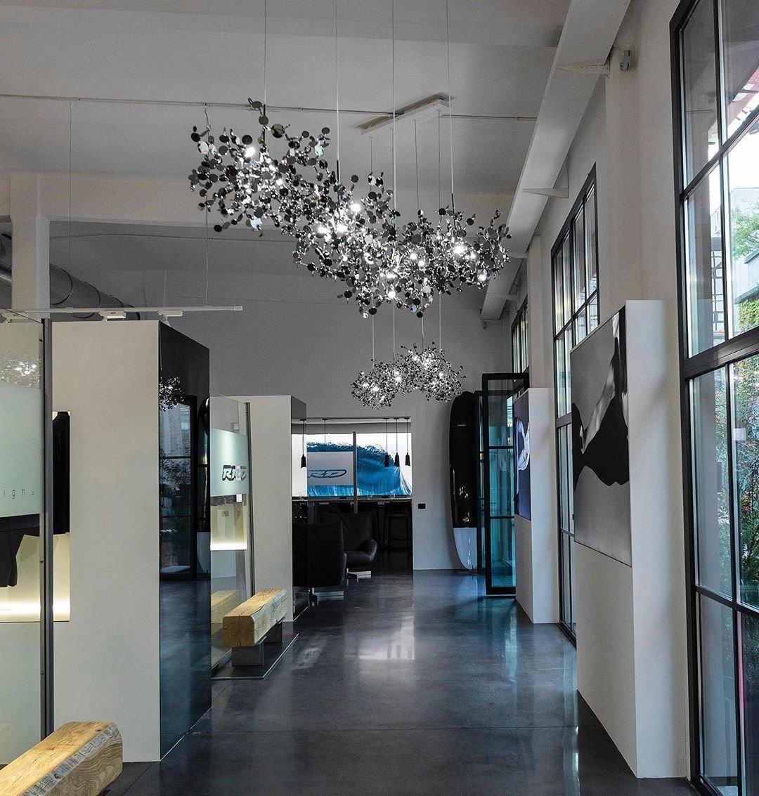 Noruielle Pendant Lamp Metallic Disc Cloud