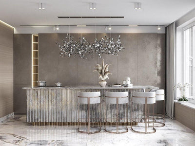 Noruielle Pendant Lamp Metallic Disc Cloud