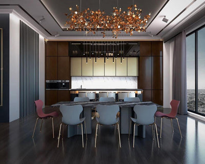 Noruielle Pendant Lamp Metallic Disc Cloud