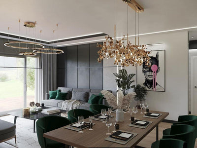 Noruielle Pendant Lamp Metallic Disc Cloud