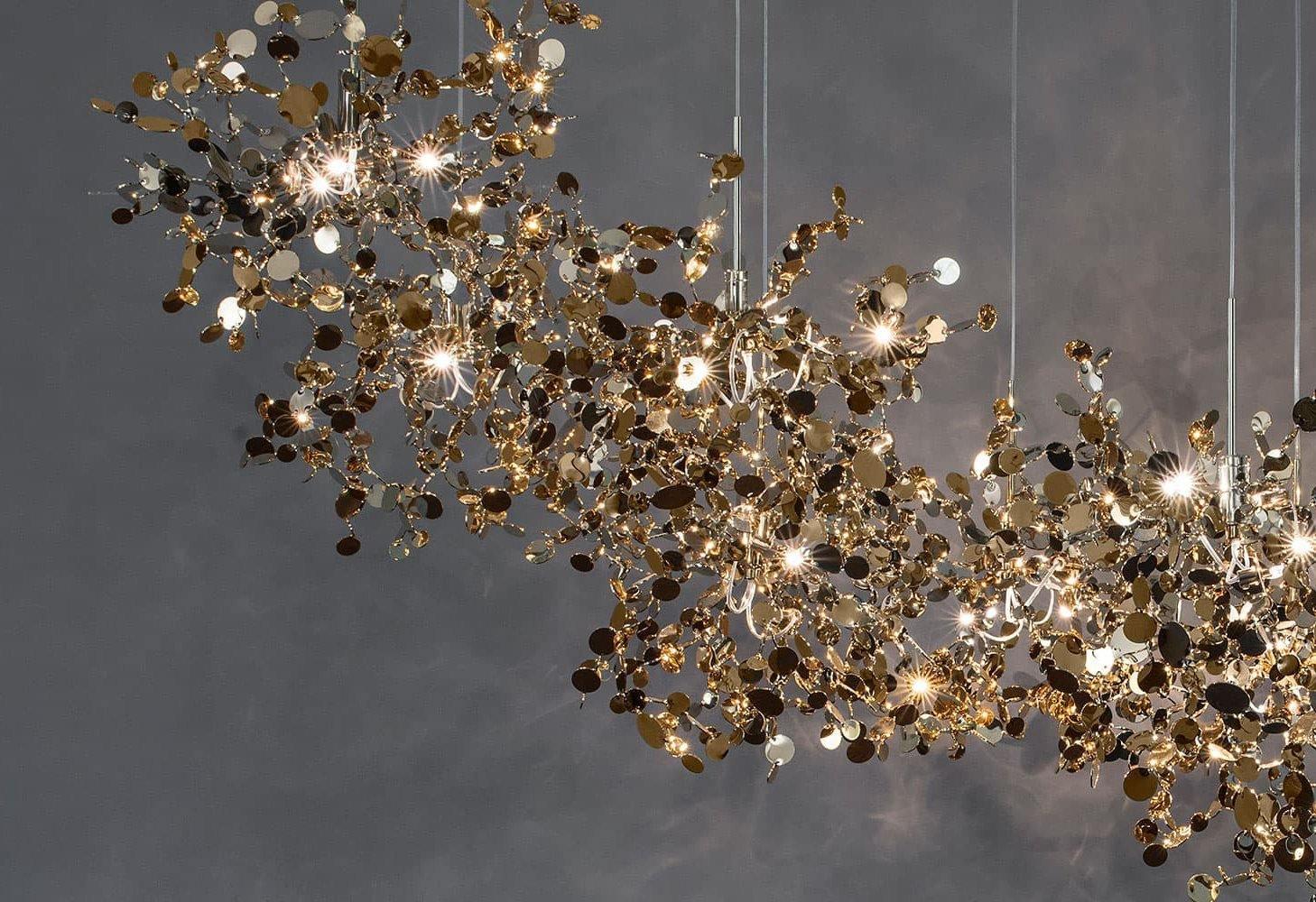 Noruielle Pendant Lamp Metallic Disc Cloud