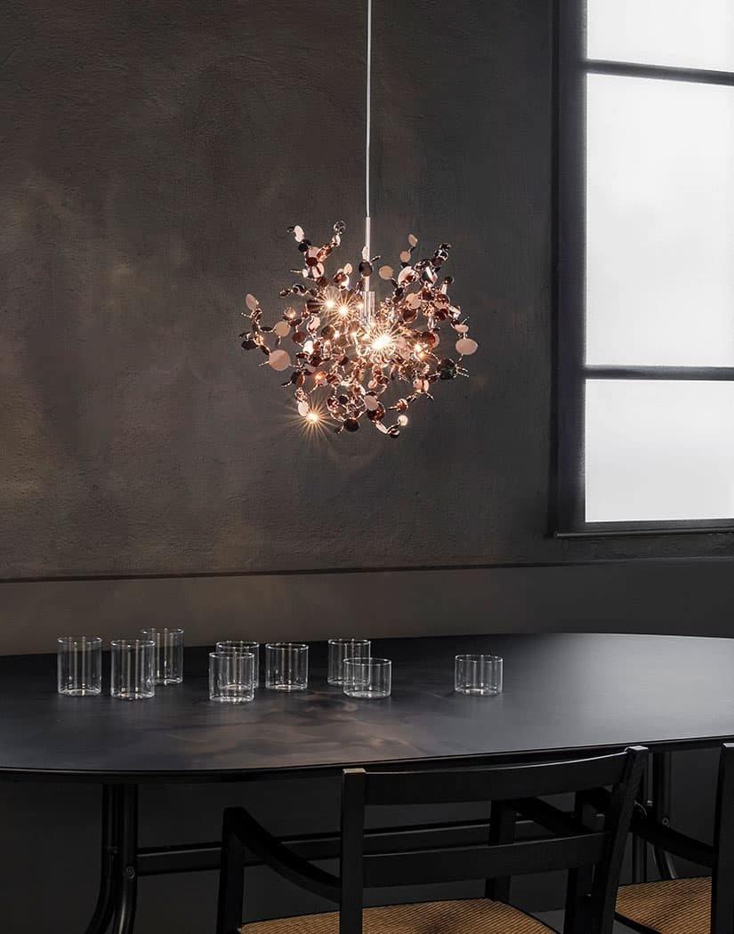 Noruielle Pendant Lamp Metallic Disc Cloud