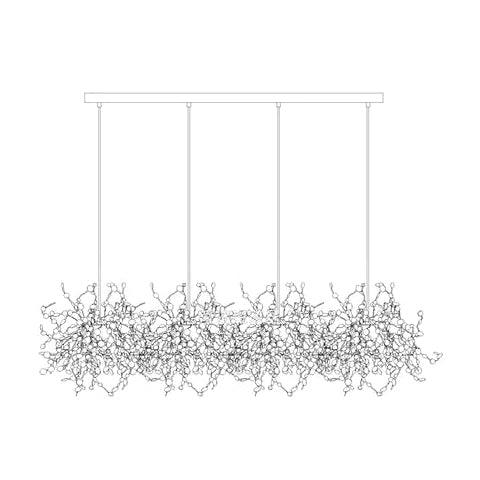 Noruielle Pendant Lamp Metallic Disc Cloud
