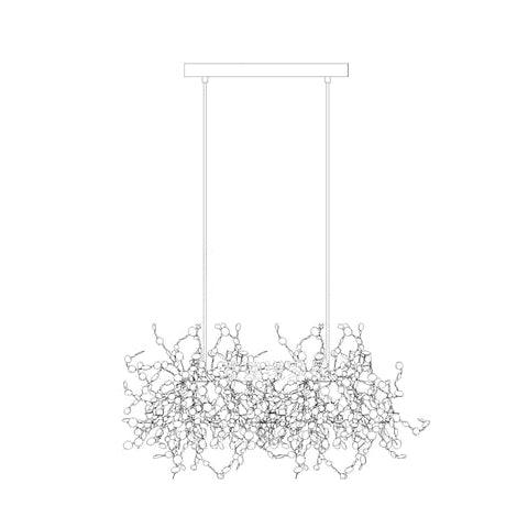 Noruielle Pendant Lamp Metallic Disc Cloud