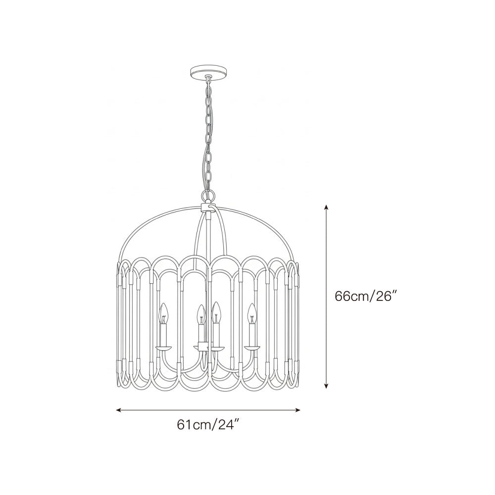 Argente Chandelier