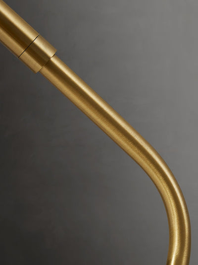 Zorase Brass Industrial Table Lamp