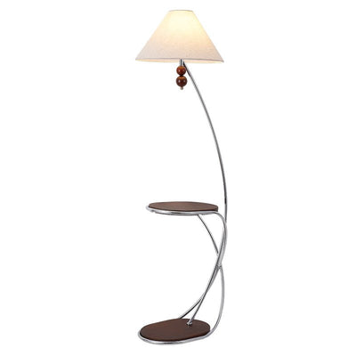 Elaorina Curved Shelf Floor Lamp