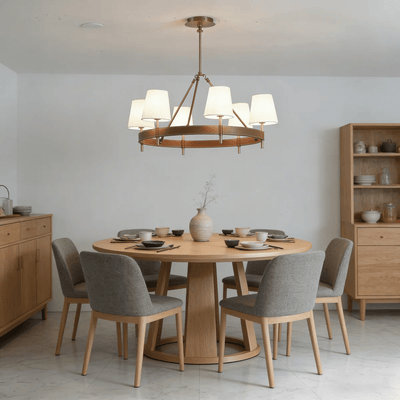 Arianna Leather Chandelier