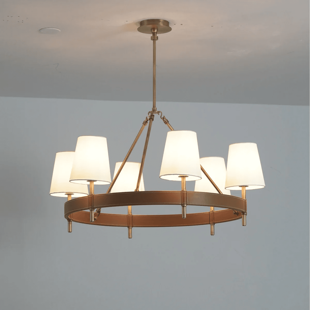 Arianna Leather Chandelier