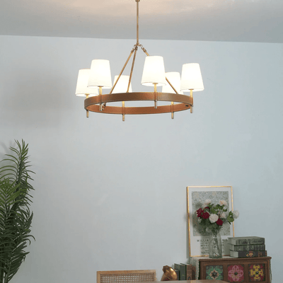 Arianna Leather Chandelier