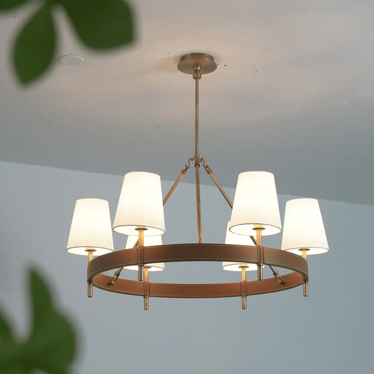 Arianna Leather Chandelier