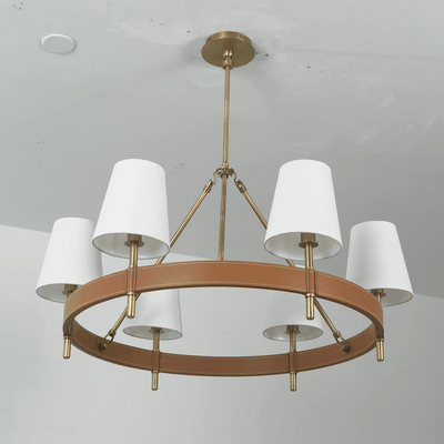 Arianna Leather Chandelier