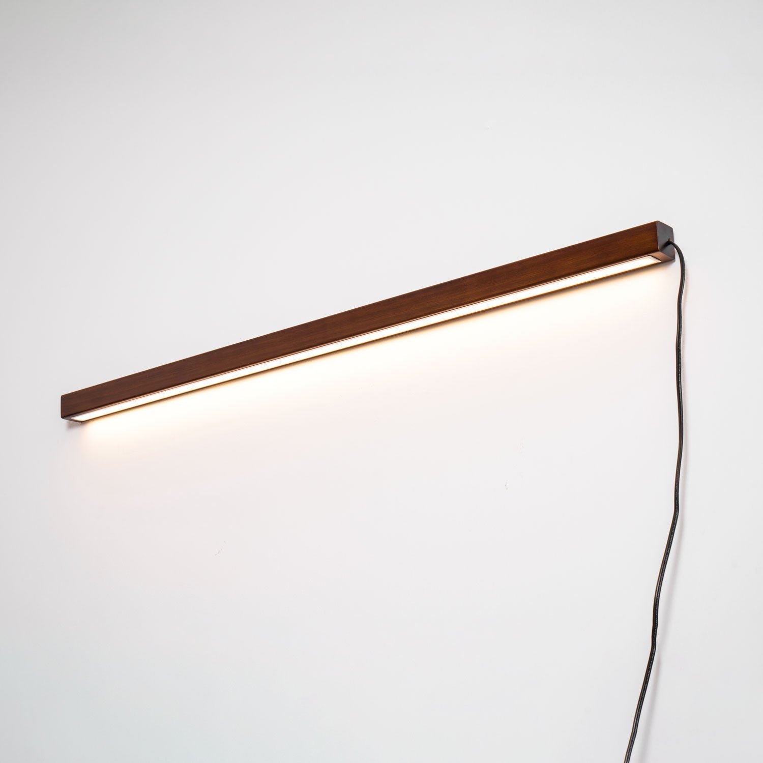 Bryf Wall Lamp Linear Wood Plug In