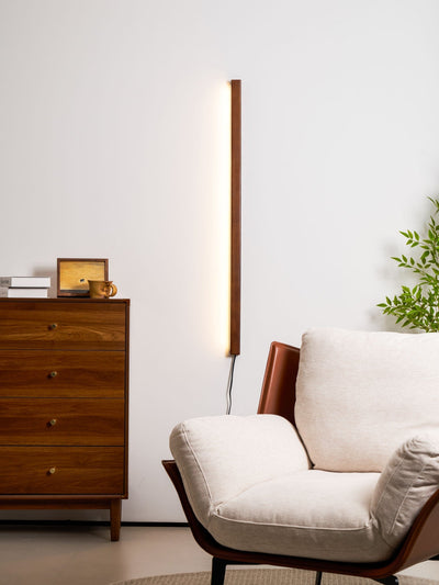 Bryf Wall Lamp Linear Wood Plug In