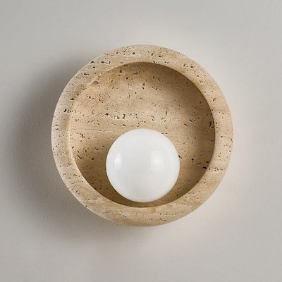 Valiselle Travertine Wall Light